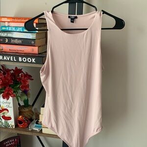 H&M Pink Sleeveless Fitted Bodysuit